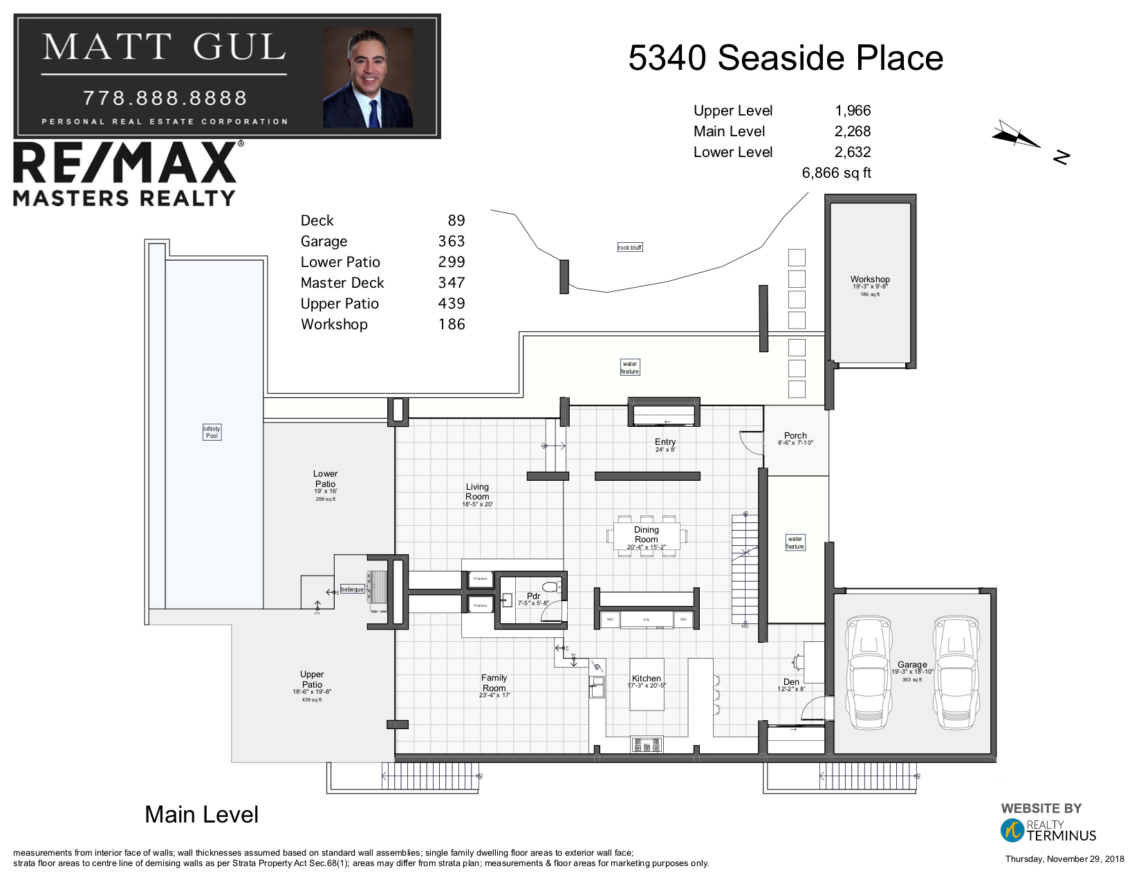 Main Level Floor Plan